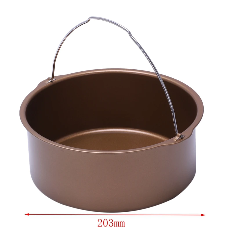 1 шт. воздушная фритюрница антипригарная баррель для выпечки торта Сковорода