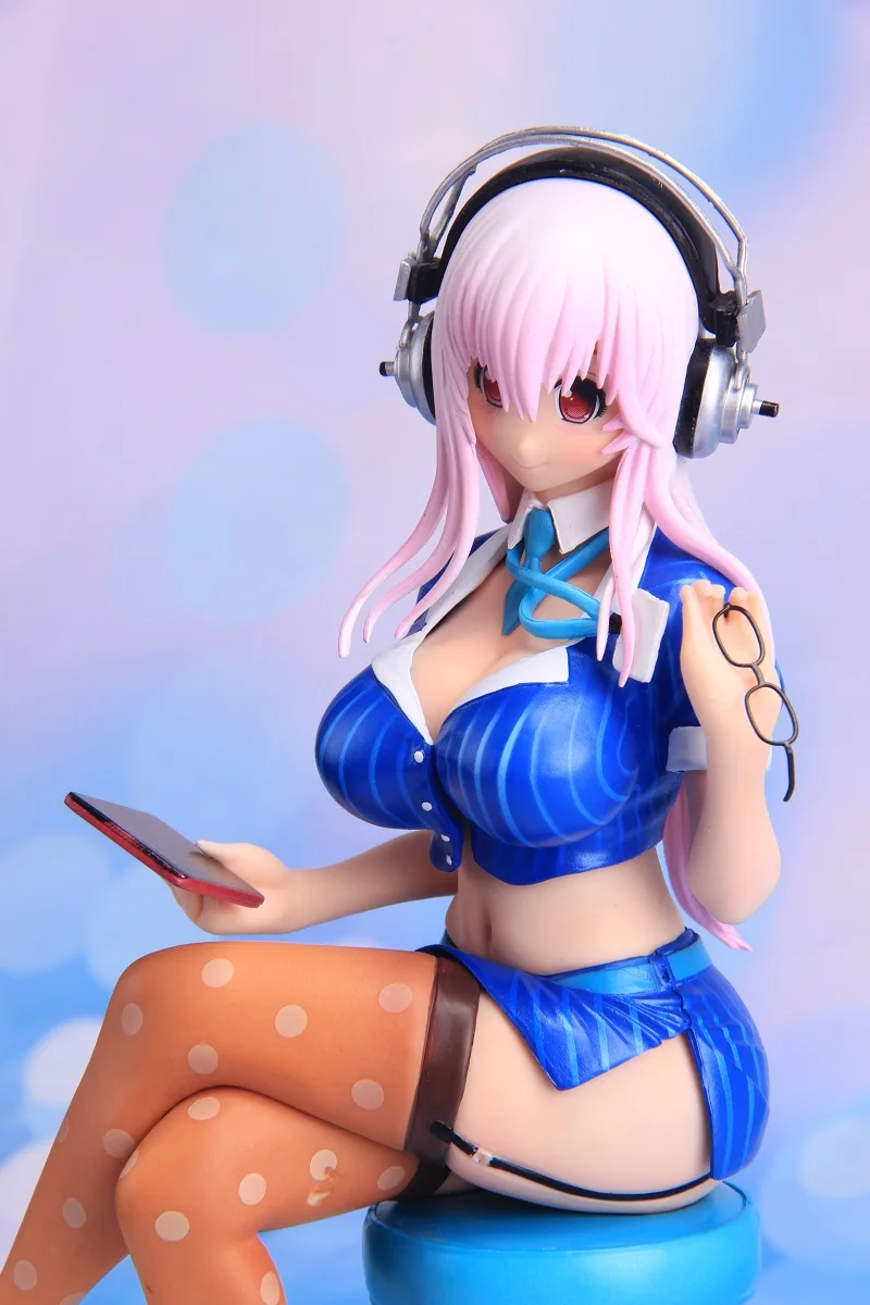 Японское аниме супер звуковая волна фигурка Сексуальная офисная женщина Sonico OL Ver.