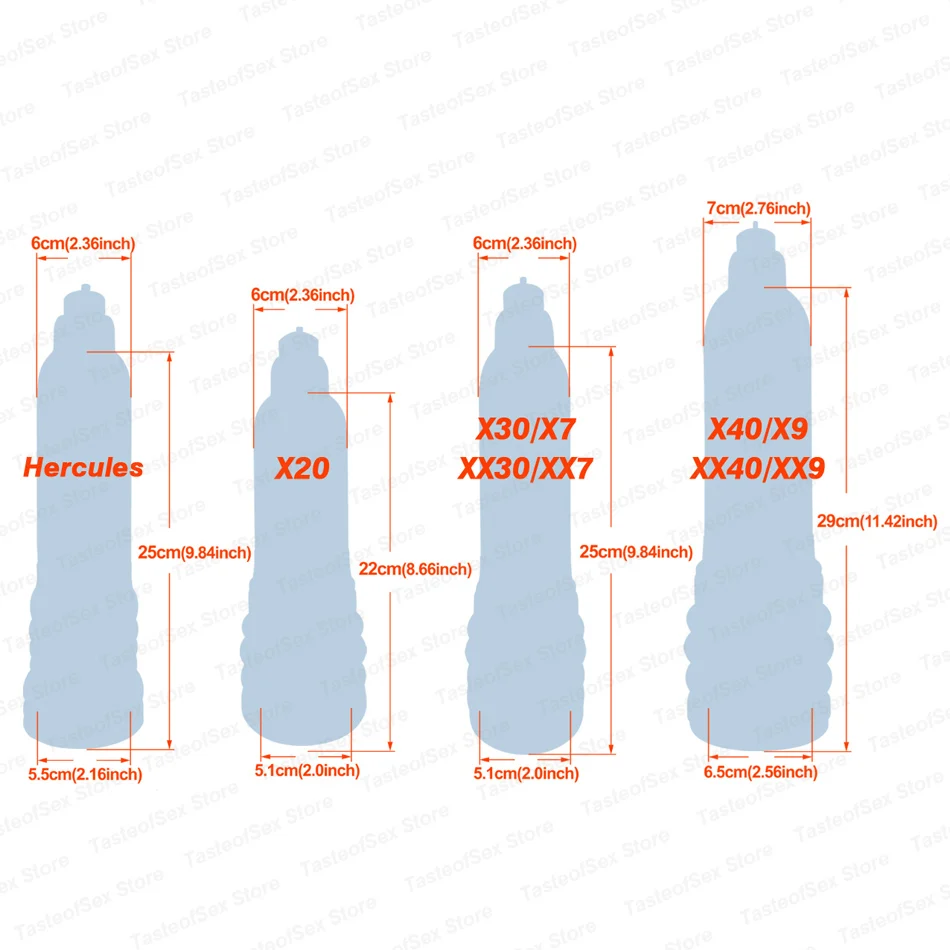 Вакуумный насос X20 X30 X40 X7 для увеличения пениса Увеличитель водяной регулируемое