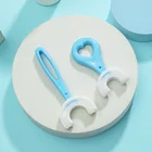 Детская зубная щетка, Мягкая силиконовая U-образная детская зубная щетка, однотонная зубная щетка для младенцев, уход за ребенком, чистка полости рта