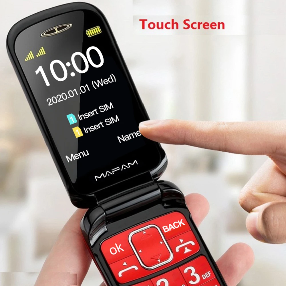 Музыкальный плеер F899 с двумя экранами и большим громкостью сенсорным экраном для