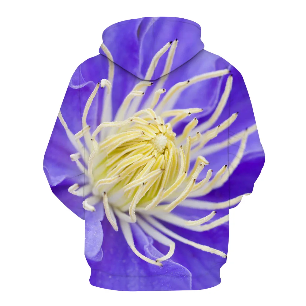 

3D-Printed Casual Floral Hoodie For Men'S Fall Fashion Sport Hoodie Streetwear With Fluff Inside The New 2020