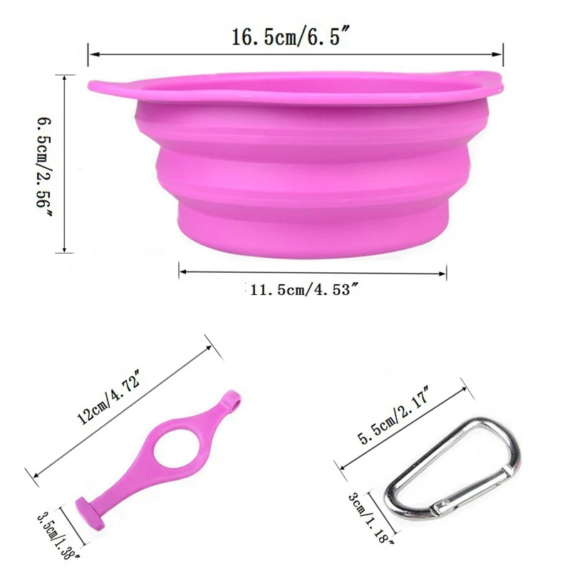 Новинка 2019 портативные миски для собак с пряжкой и чайником посуда щенка