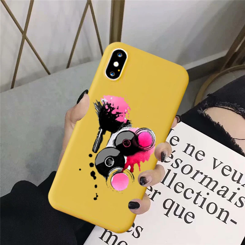 JAMULAR 3D Finger Nail Paint Color Printed Phone Case For iPhone SE 2020 7 11 Pro XS MAX XR X 8 6Plus Soft Silicone Cover Fundas | Мобильные