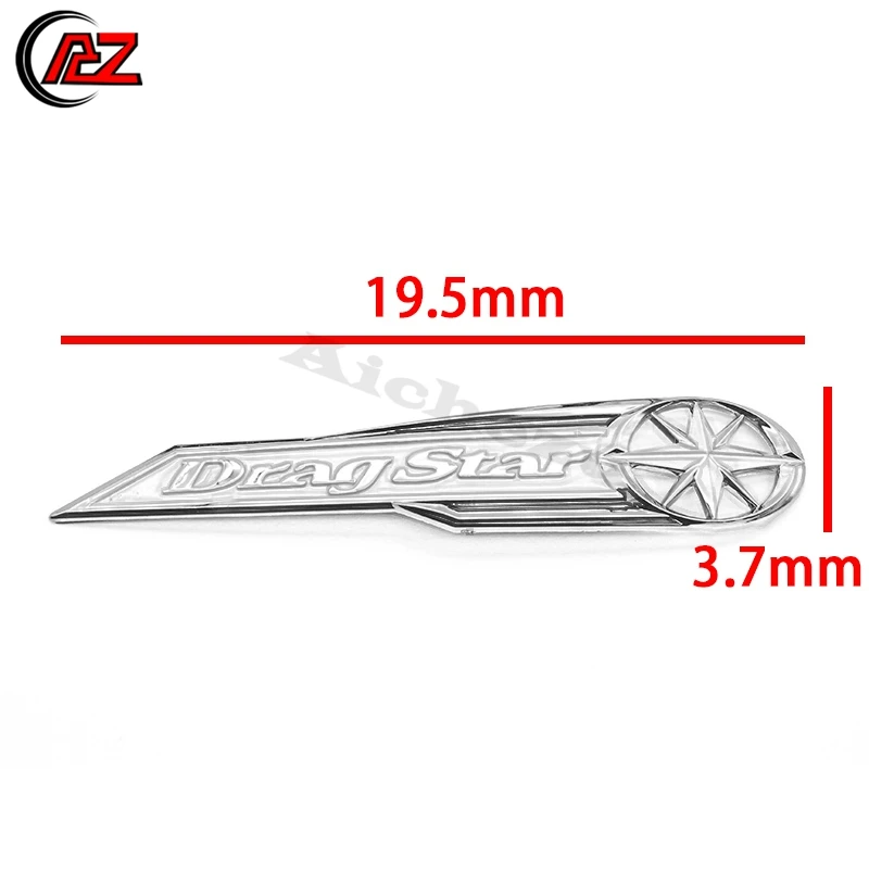 

ACZ Motorcycle 3D Emblem Badge Decal Fuel Tank Sticker Tank Pad Protector Decal For Yamaha Dragstar V-Star XV XVS400 650 1100