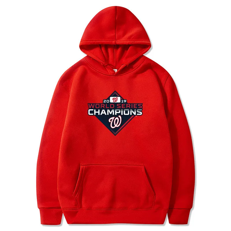 Hoodies Men women Nationals world series champions Hoody Male Long Washington Men's Sweatshirt Mens hip hop
