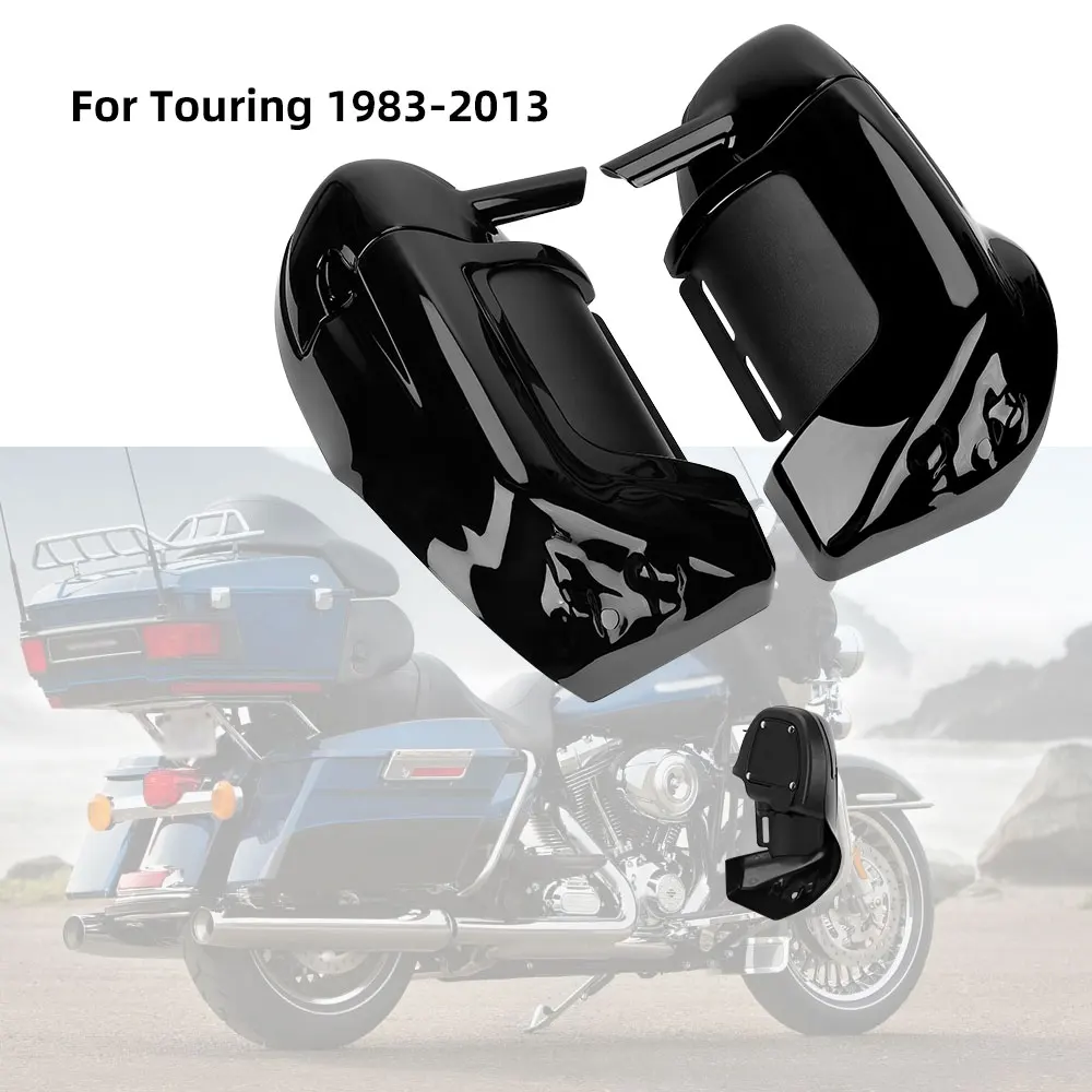 Черные ноги Обтекатели крышка бардачок для Touring Electra Glide специальный CVO Street Glide Ультра ограниченный низкий Твин 1983-2013