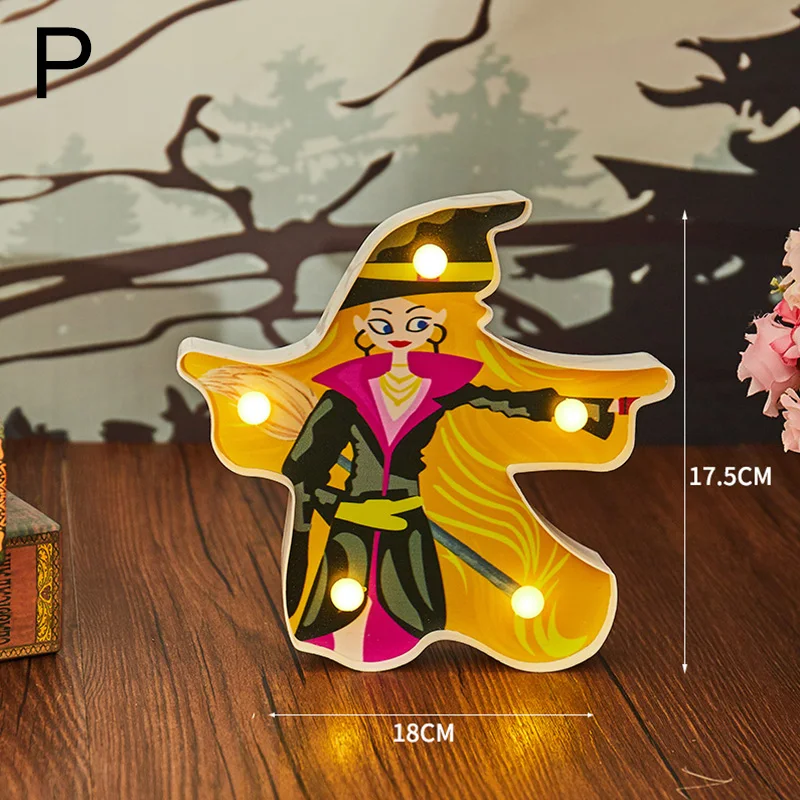 

Halloween Decoration LED Light Pumpkin Spider Bat Skull Head Outdoor Decorative Modeling Lights Helloween Party Decoracion