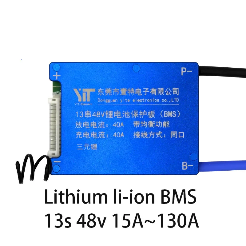 13S 48V BMS 18650 Lithium Li-ion Battery Protection Board Balanece Waterproof Tempo Control DIY Gadget Cell Bcessories For Ebike |