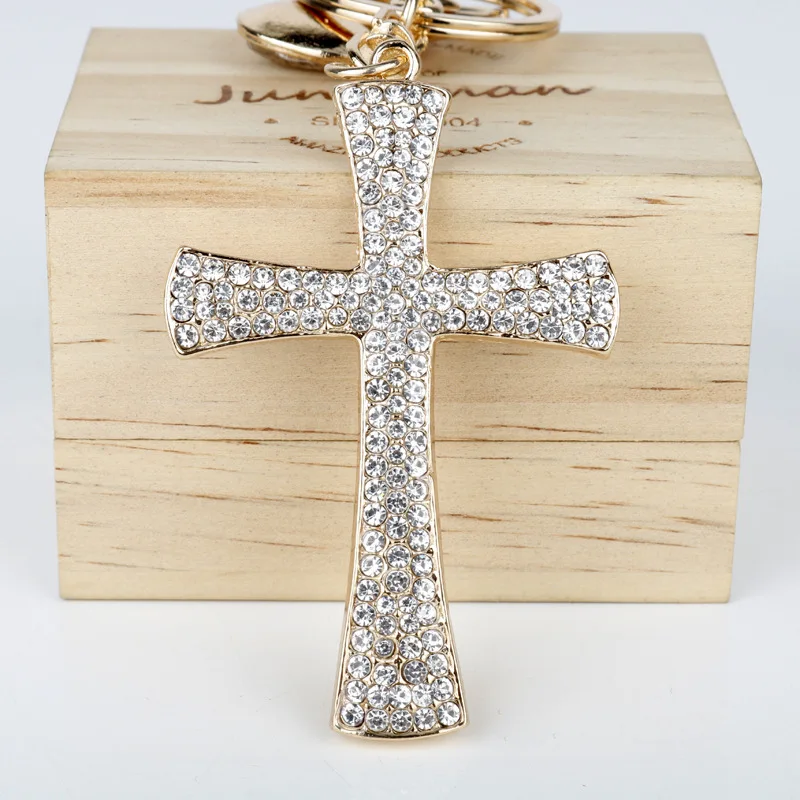 Полный Кристальный брелок с крестом Lucky Teardrop кошелек сумка брелки женские Брелки