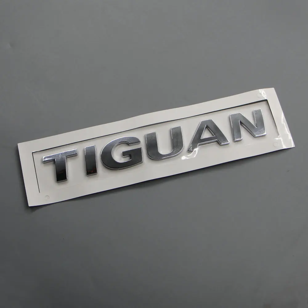 Применить к TIGUAN багажник буквы стикеры Tiguan алфавит столб символ знак ABS покрытие