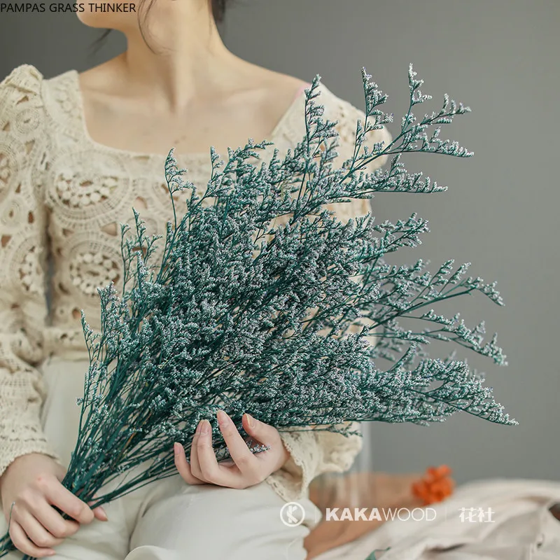 

5 стеблей, букет из травы ко Дню Святого Валентина, неувядающая ЛИМОНИЯ трава, сушеная трава, натуральная Цветочная композиция, свадебный Де...