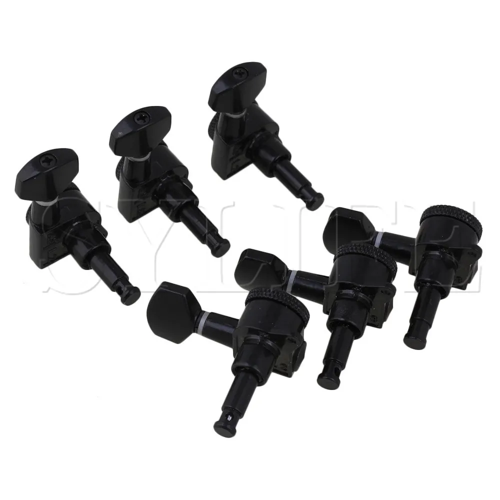 Левая 6 автоблокировка струнная гитарная настройка колышки машинные