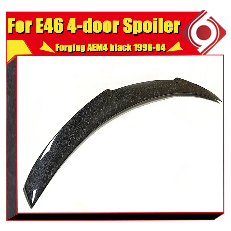 For BMW E46 Coupe Forging Carbon fiber Trunk spoiler wing M4 style 3 Series 4-door 318i 320i 323i 325i 328i wings 96-04 | Автомобили и