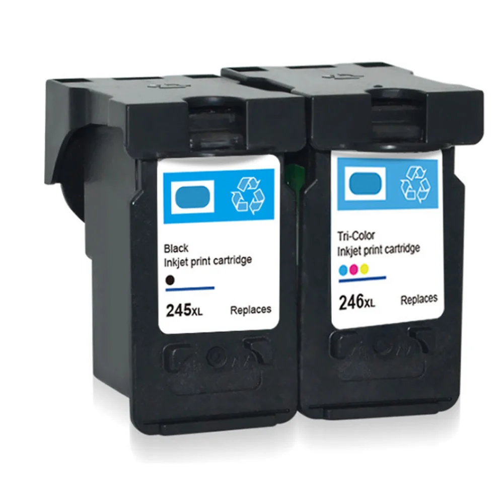 

Ink Cartridge Replacement Compatible for Canon Pg-245Xl Cl-246Xl MG2400 MG2500 IP2880 Printer JR Deals