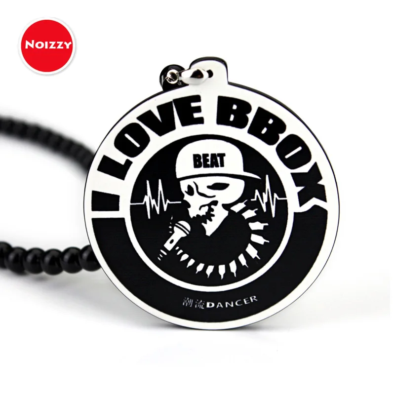 Noizzy I Love Beat Box в виде черепа шапки для автомобиля модный подвесной микрофон бокс