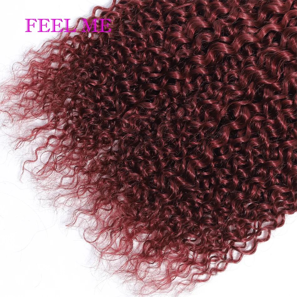 FEEL ME малайзийские свободные пучки глубоких волнистых волос с закрытием