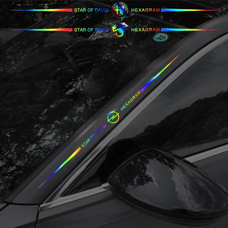 1 шт. Лазерная Автомобильная наклейка значок кузова наклейки для Renault Megane 2 Duster Logan