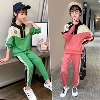 girls clothing sets autumn spring kids long sleeve hoodiepants 2pcs suit girl outewear children clothes set 5 7 8 9 10 12 years