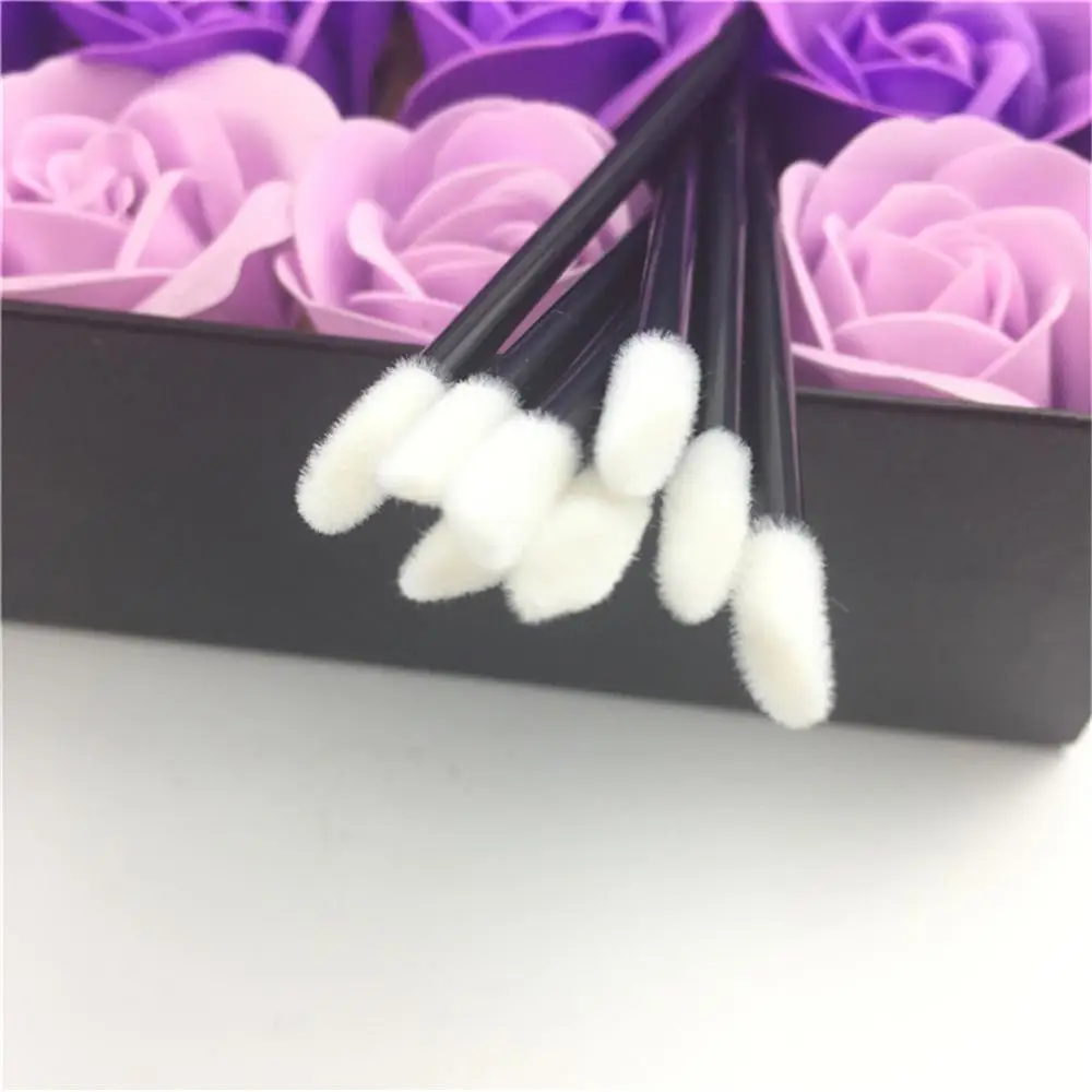 50 шт. набор кисточек для макияжа тушь ресниц палочки кисть губ Ручка очиститель
