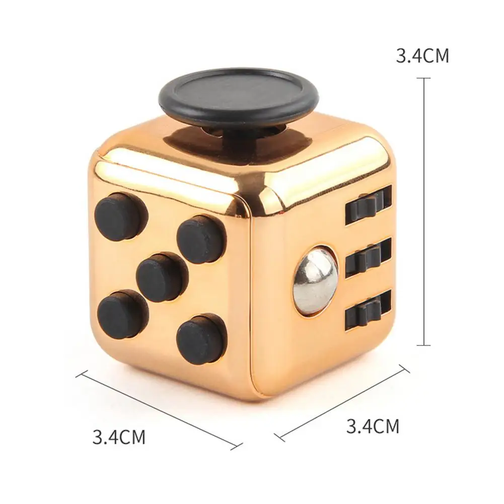 

EDC Hand For Autism ADHD Anxiety Relief Focus Kids 6 Sides Anti-Stress Magic Stress Fidget Popit Cube Toys Puzzle Magic Toy