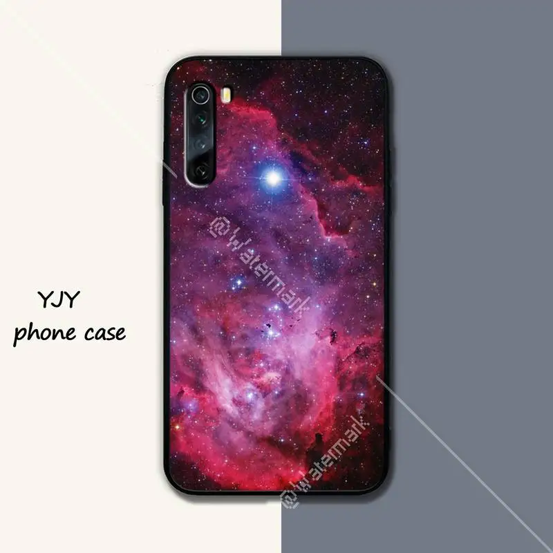 Yinuoda Galaxy Space черный мягкий чехол для телефона xiaomi redmi 4X 5 plus 6 6A 7 7A 8 8A 9 note 4 T pro max funda |