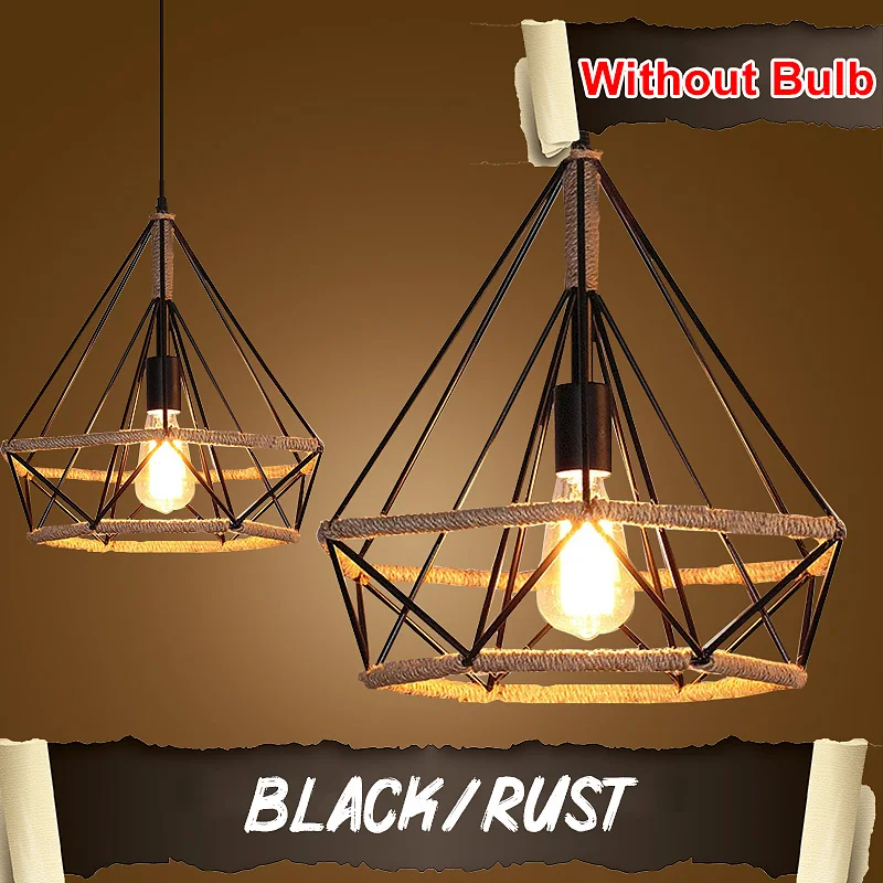 

NEW E26/E27 Retro loft industrial iron hanging lights 110/220V pendant lamps for kitchen living room bedroom aisle restaurant