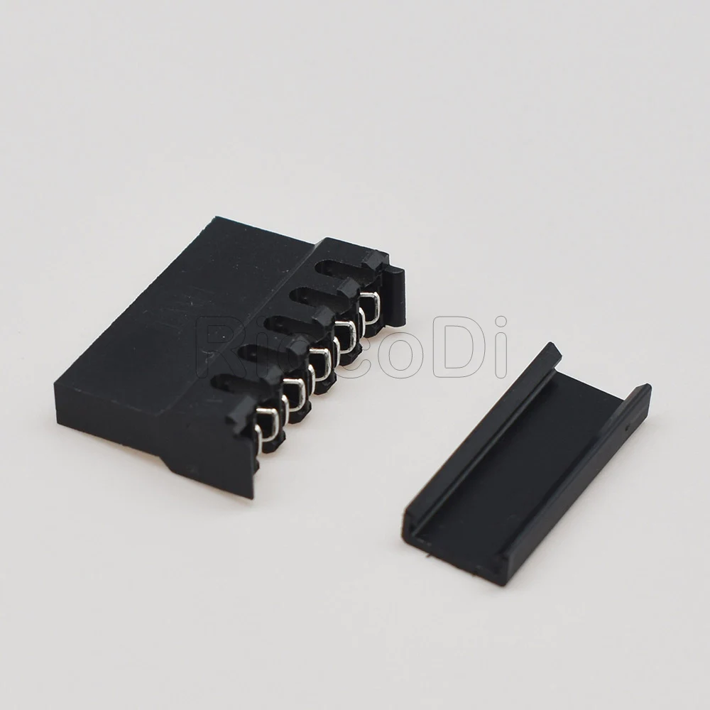 Высококачественный DIY SATA 15Pin обжимной разъем питания с крышкой 180 градусов