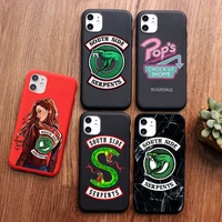 riverdale southside pops phone case for iphone 12 pro max 11 pro xr xs max x 6 8 7 plus silicone tpu case for iphone 13 pro max