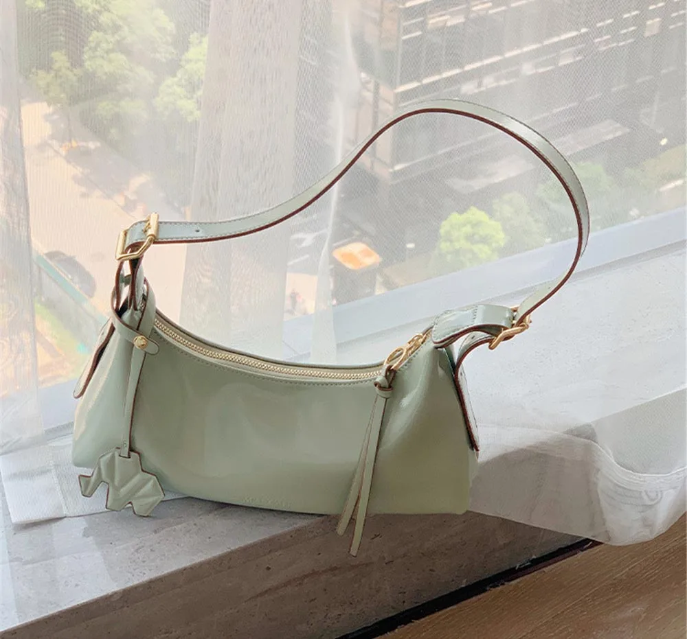 Женская сумка из искусственной кожи однотонная мягкая Наплечная Сумка простая