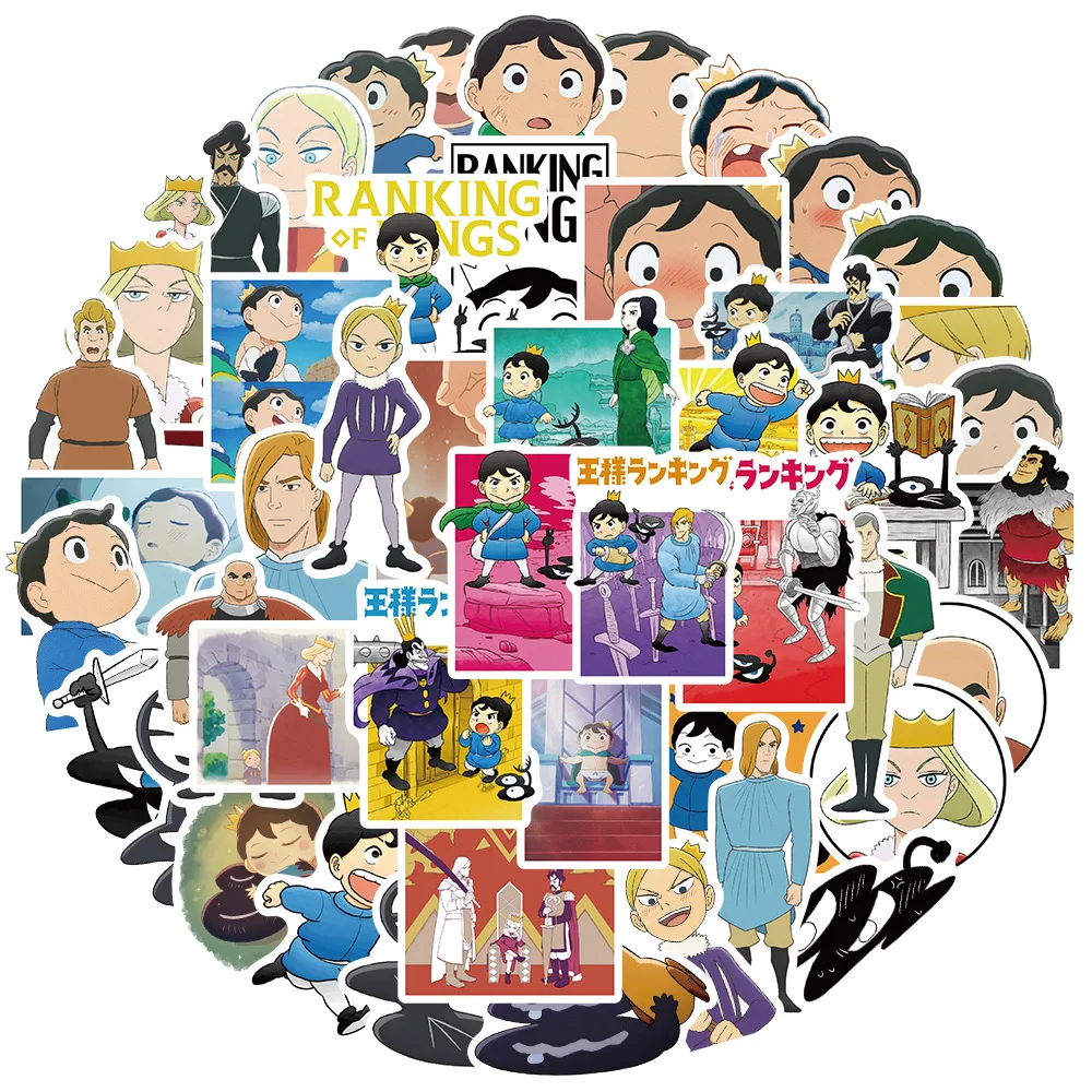 

10/30/50Pcs Cartoon Anime King Ranking Graffiti Stickers Luggage Computer Notebook Phone Reward Stickers Child Toy Wholesal Gift