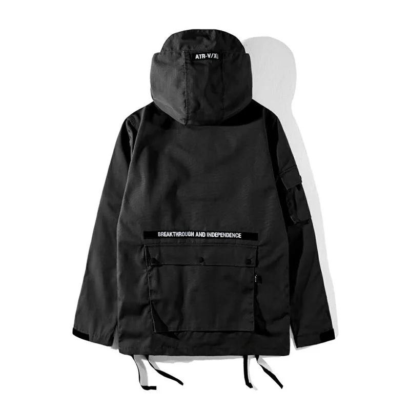CROXX Techwear Мужская Военная полевая Толстовка карго куртка ветрозащитная панк