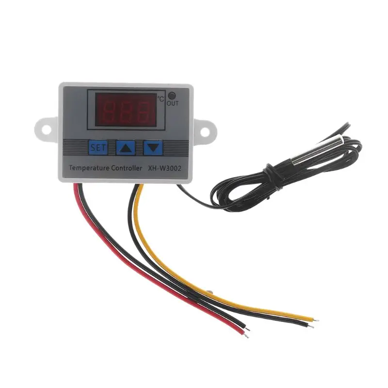 

12V 24V 220V W3002 Digital Temperature Controller 10A LED Thermostat Regulator LX0D