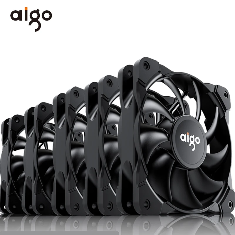 Aigo Frost 120 мм PWM чехол вентилятор 4pin компьютерный бесшумный процессор Охлаждающий