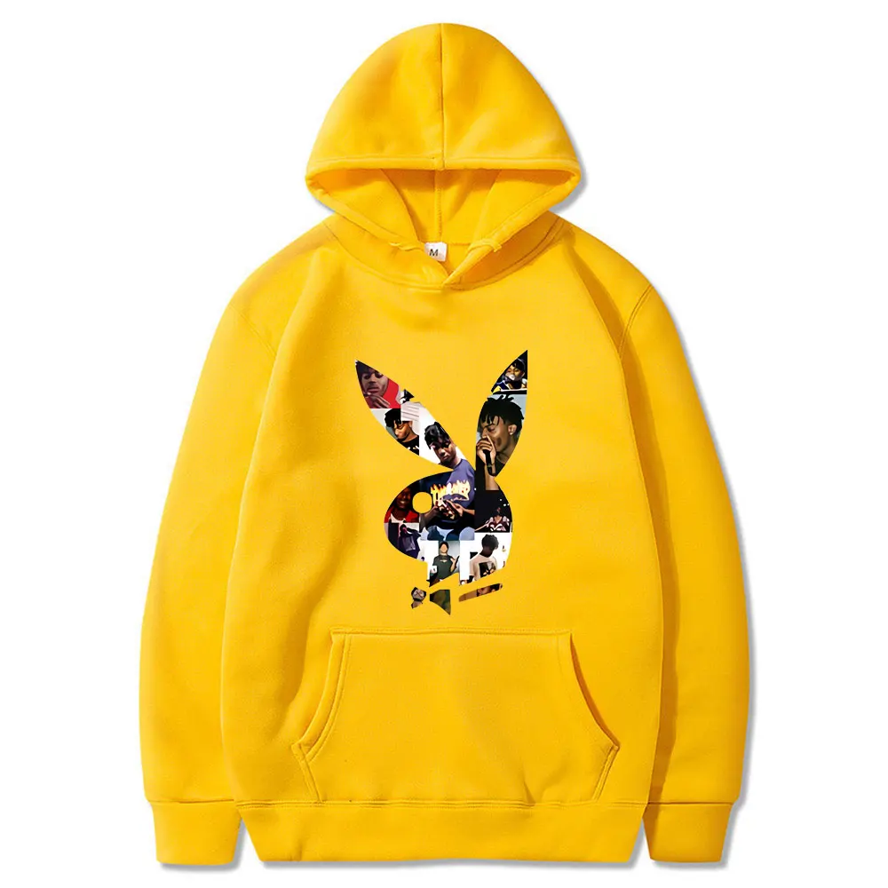 Playboi Carti 90s Graphic Funny Rapper Hip Hop Aesthetic Guys Rap Vintage Harajuku Hoodies Sweatshirts Men Women Unisex Tops | Женская