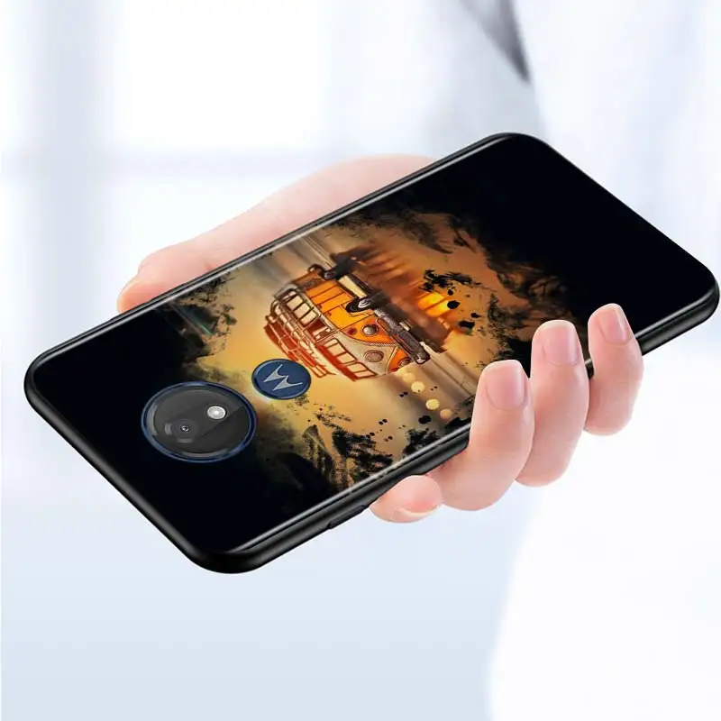 

luxury cool sports car for Motorola G9 G8 G E7 E6 One Play Marco Hyper Fusion Stylus Power Edge Plus Black Phone Case