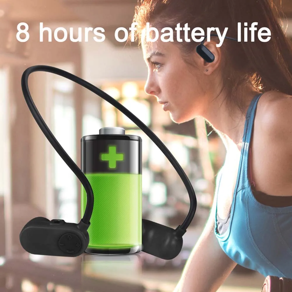JINSERTA Bluetooth костная проводимость 8 ГБ 16 32 HIFI MP3 плеер IPX8 водонепроницаемые