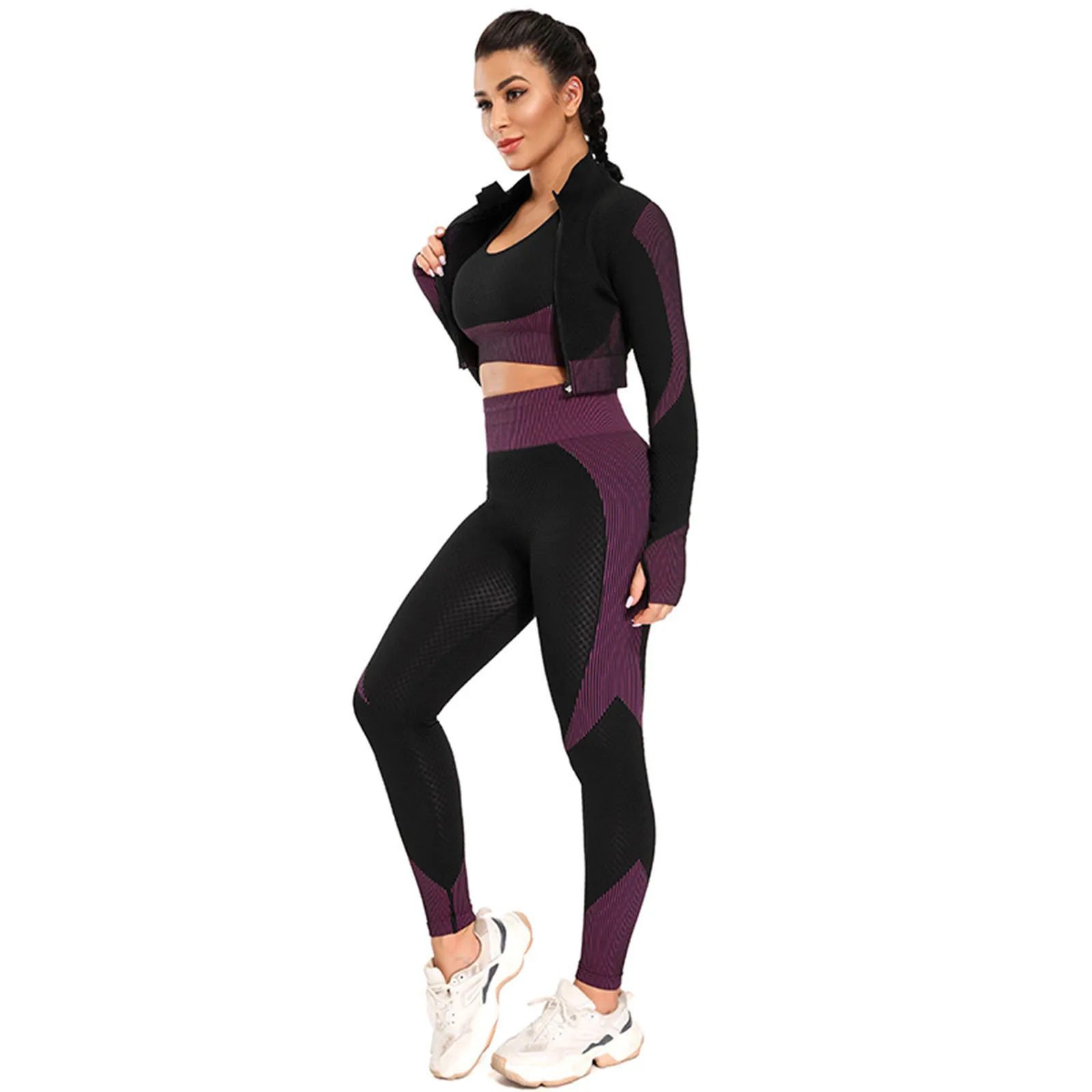 

High Waist Seamless Leggings Push Up Leggins Sport Womens Fitness Running Yo ga Pants Energy Elastic Trousers Gym Girl Tights