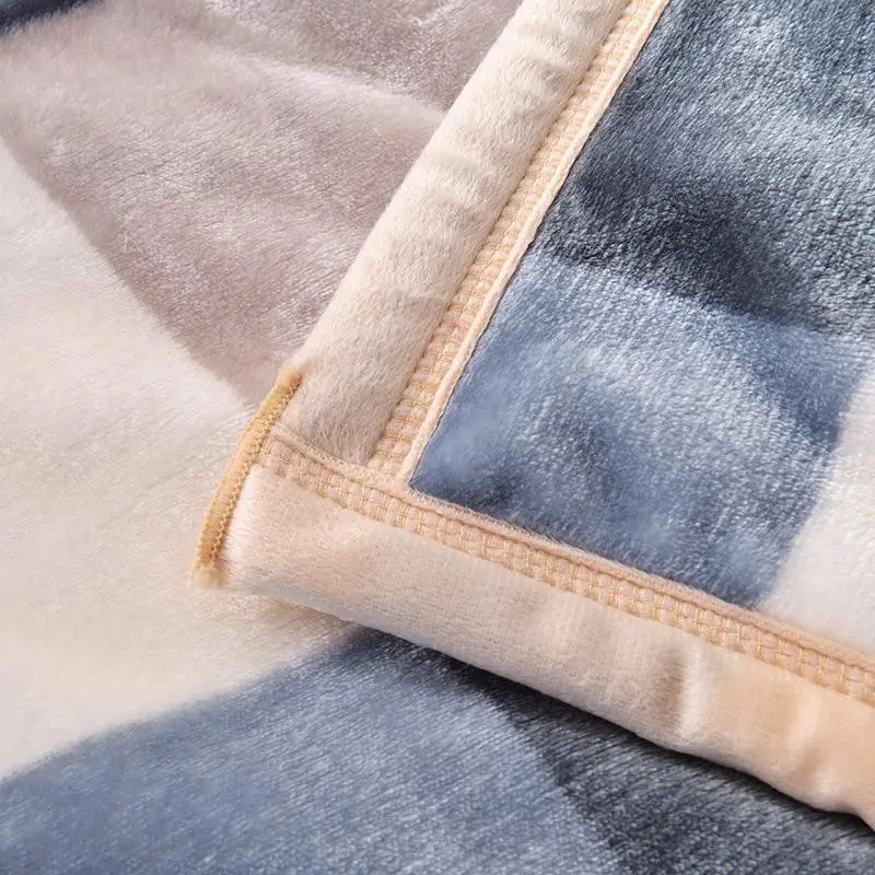 Зимнее одеяло из кораллового флиса домашняя теплая и экологичная печать