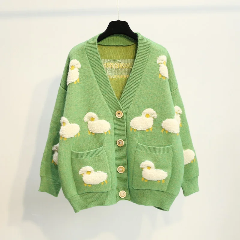 

2020 Regular Cardigan Women Sweater Autumn Winter Bat Sleeve Knitted Sweater Plus Size Jacket Loose Ladies Sweaters Cardigans