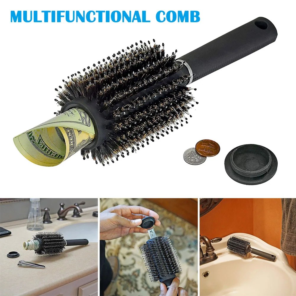 Щетка для волос DNJ998 безопасная Расческа хранения денег и