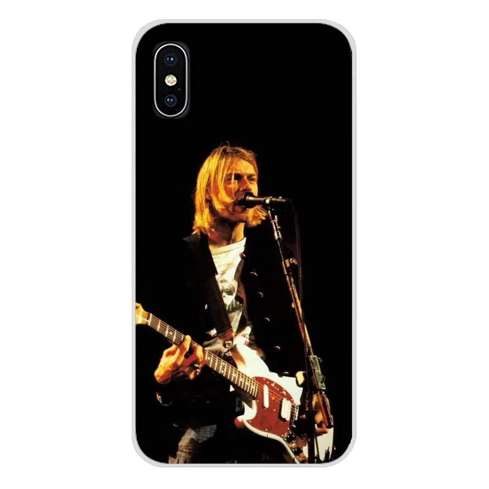 images 6 Для Xiao mi 4 mi 5 mi 5s mi 6 mi A1 A2 5X6X8 9 Lite SE Pro mi Max Mix 2 3 2S аксессуары оболочки чехлы Nirvana Kurt Cobain Мода - Цвет: images 6
