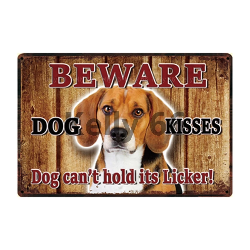 [Kelly66] Остерегайтесь поцелуев Хаски Чихуахуа мопса Померанский Металлический