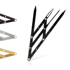 Линейка для перманентного макияжа микроблейдинг, линейка для коррекции бровей, макияжа, тату, формовочный трафарет, измерительный инструмент для груминга