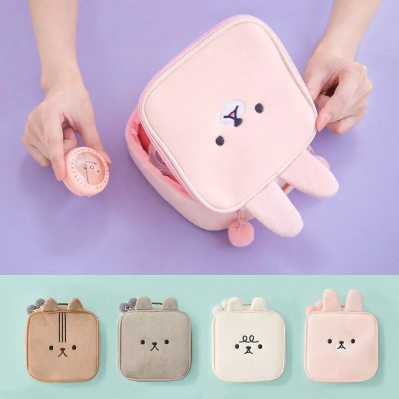Новые мягкие фланелевые косметички для девочек Bentoy косметичка макияжа женская