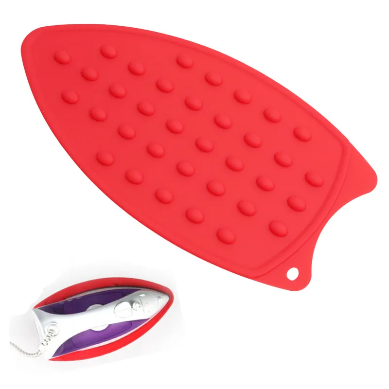 

Creative Silicone Iron Hot Protection Rest Pad Mat Safe Surface Iron Stand Mat Rest Ironing Pad Insulation Boards