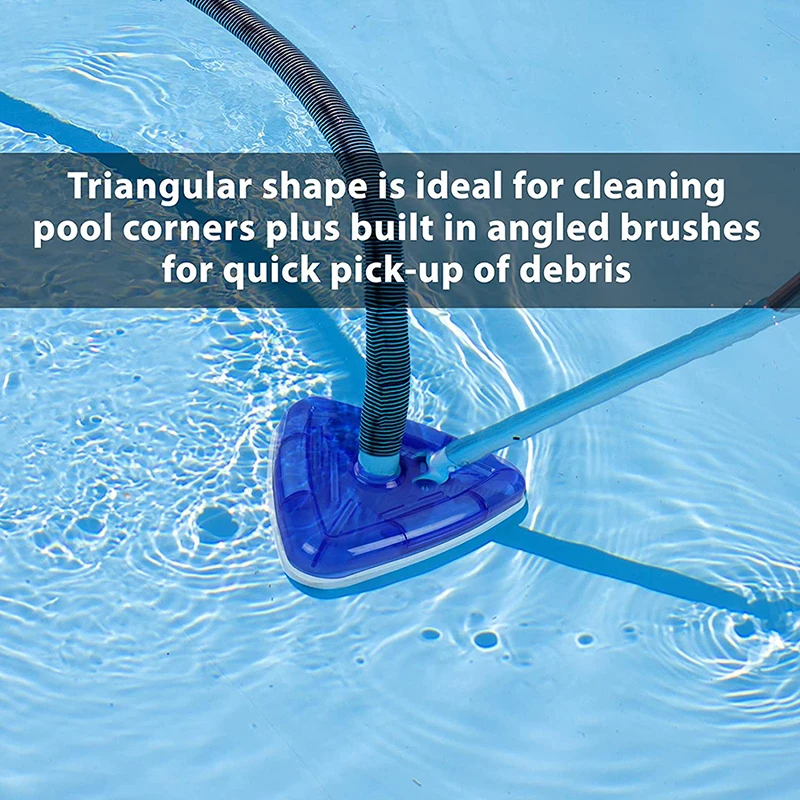 

Triangle Suction Head Swimming Pool Suction Machine Equipment Suction Pool Head Unique Triangular Swimming Pool Cleaning Tools