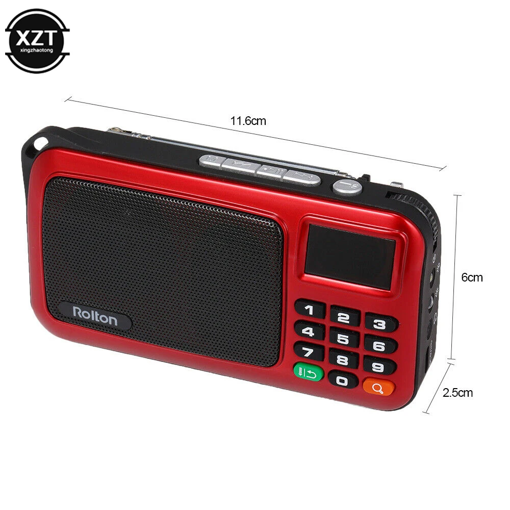 Mni FM Портативный радио Динамик Mp3 музыкальный плеер Поддержка TF карты USB для ПК iPod