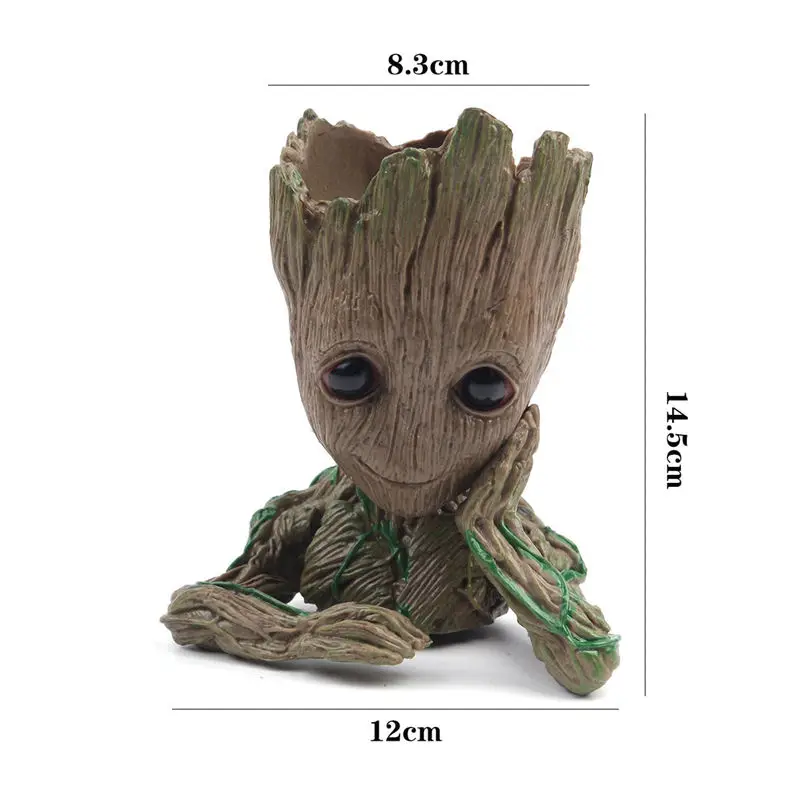 Падение транспорта цветочный горшок детские фигурки Милая модель игрушка