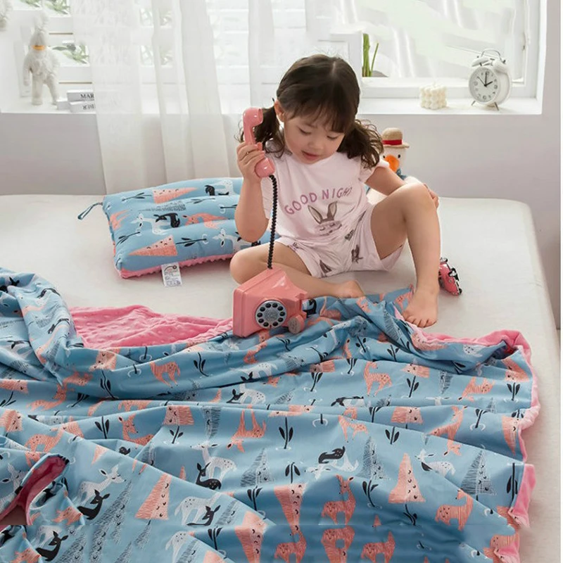 

120*150 см детские одеяла для новорожденных хлопок Swadding для детского постельного белья мягкая горох одеяло для детей детский сад